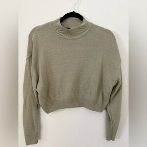 Light Green Crop Sweater from H&M in Japan
